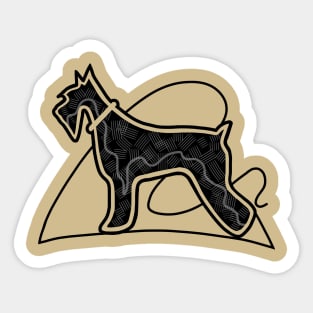 Schnauzer Dog Sticker